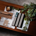 Grey Oak Acoustic Slatwall Sample