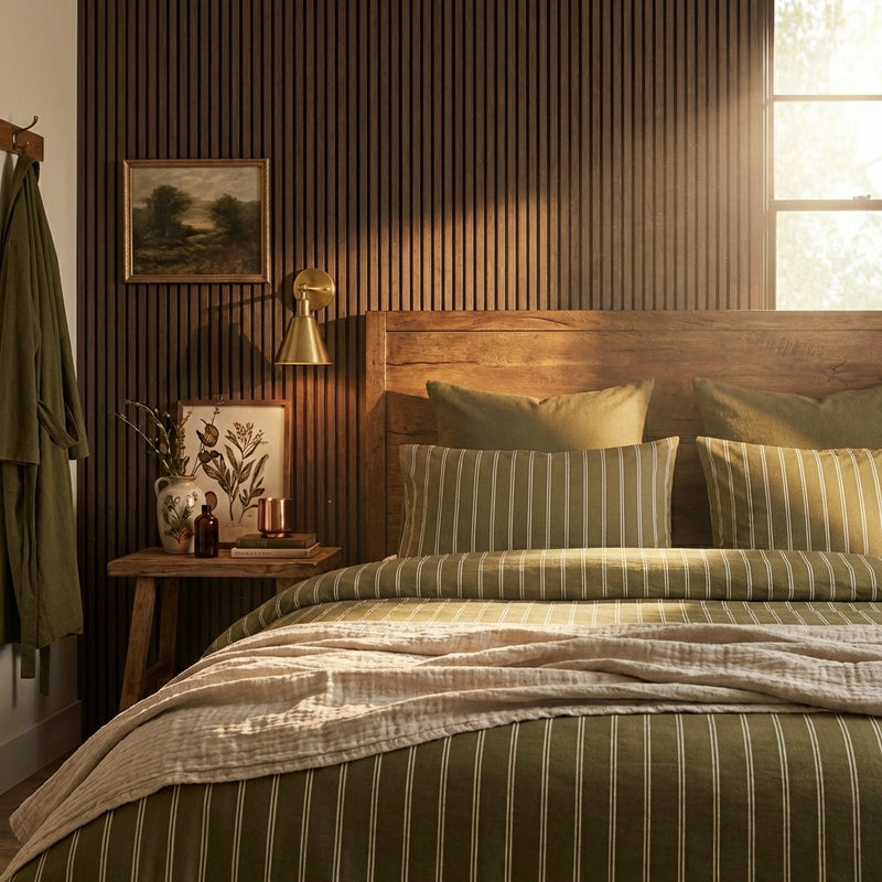 After — Deep Walnut - Black Felt - Bedroom