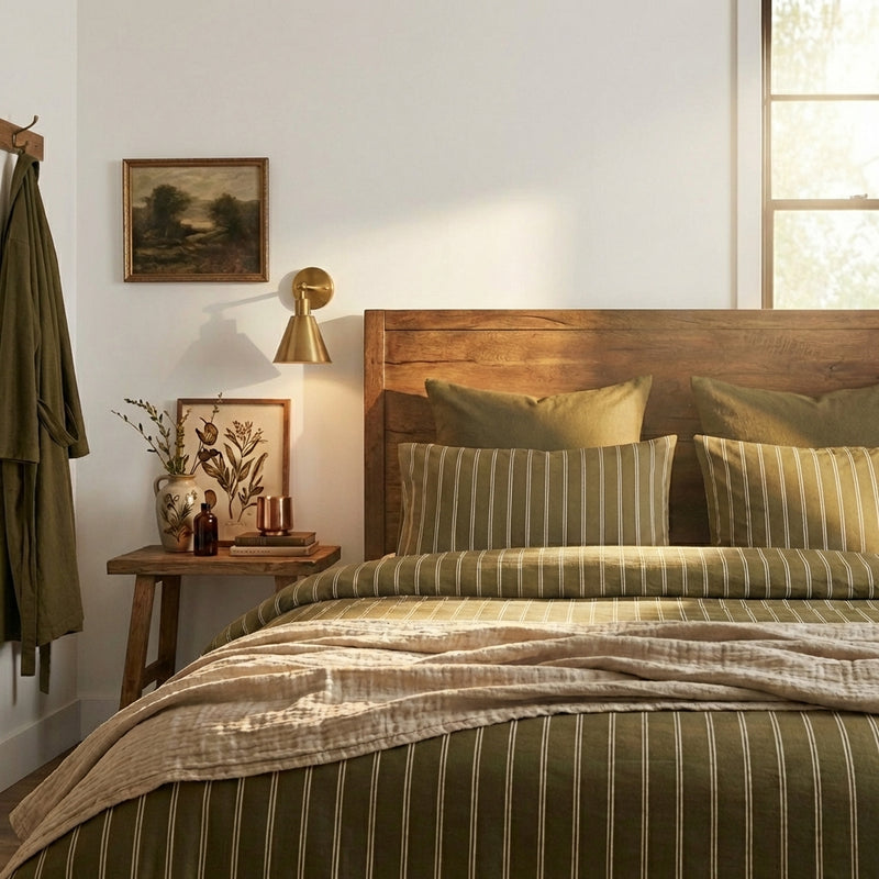 Before — Deep Walnut - Black Felt - Bedroom