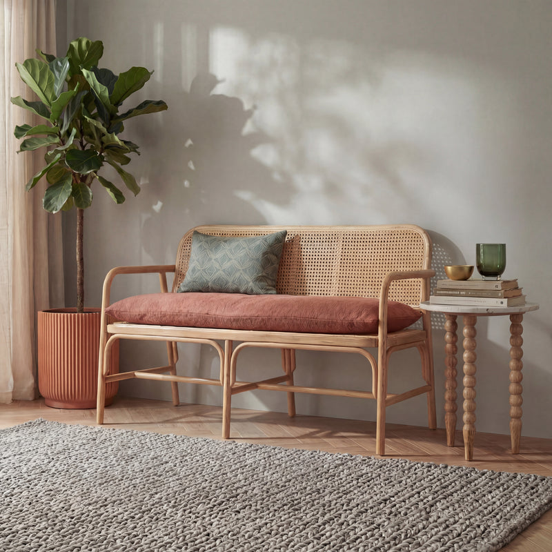 Before — Natural Oak - Beige Felt - Hallway
