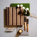 Honey Oak Outdoor Slatwall Sample