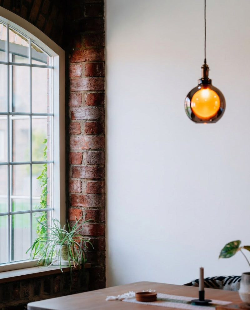 Before — Walnut - Black Felt - Dining room