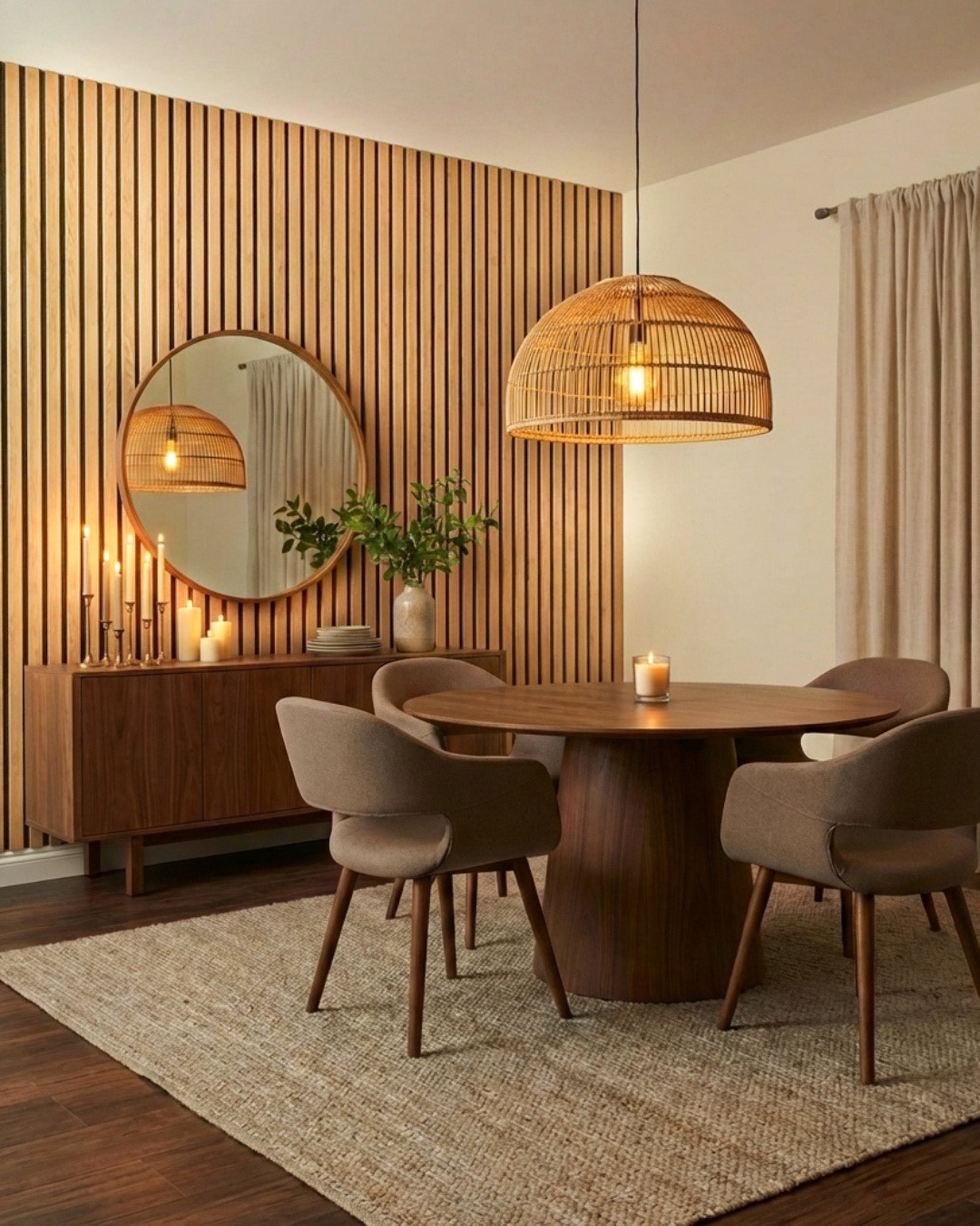 Natural Oak Acoustic Slatwall Panels