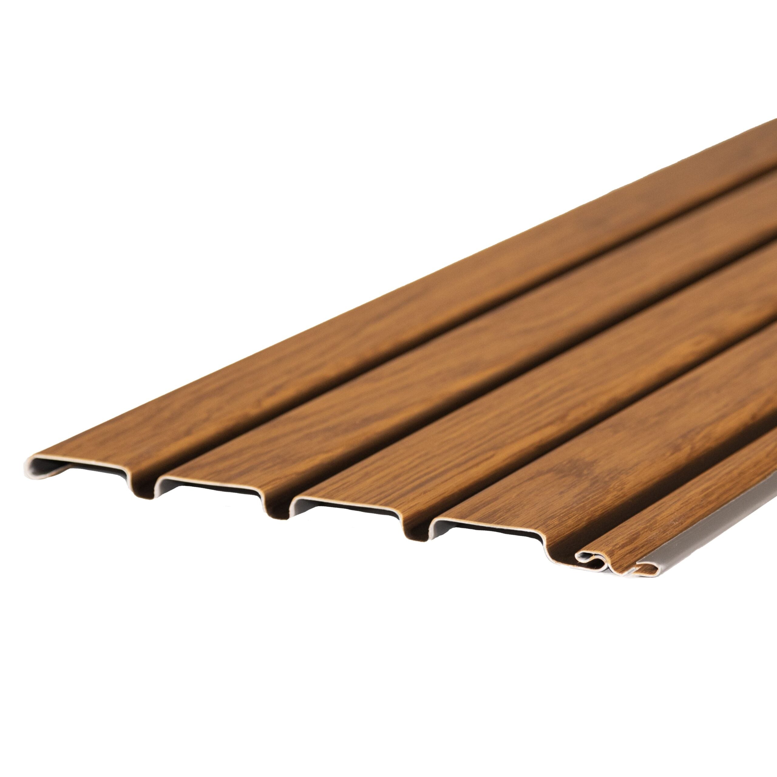 Golden Oak Outdoor SlatWall Panels