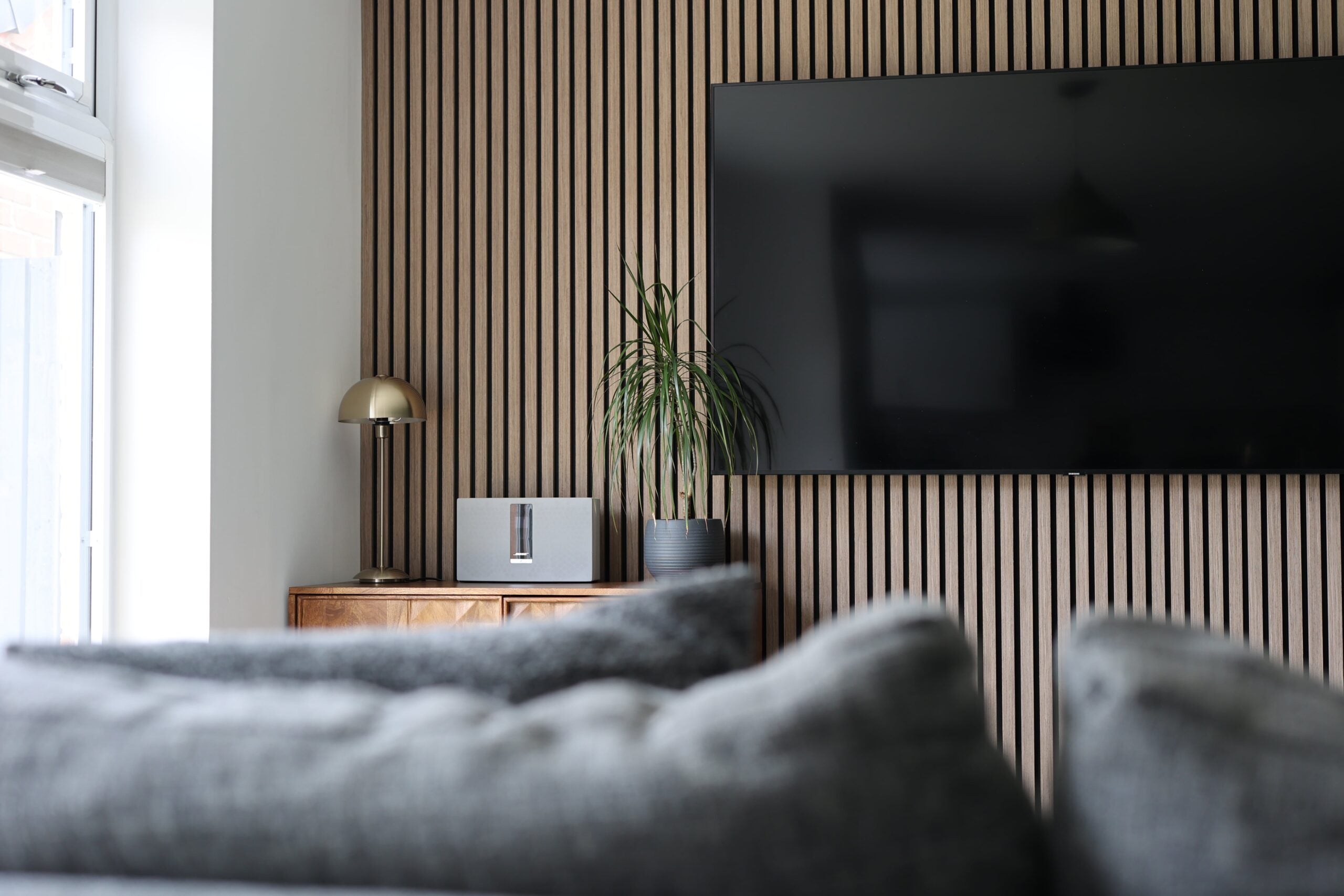 Walnut Acoustic Slatwall Panels