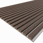 Deep Walnut Acoustic Slatwall Panels