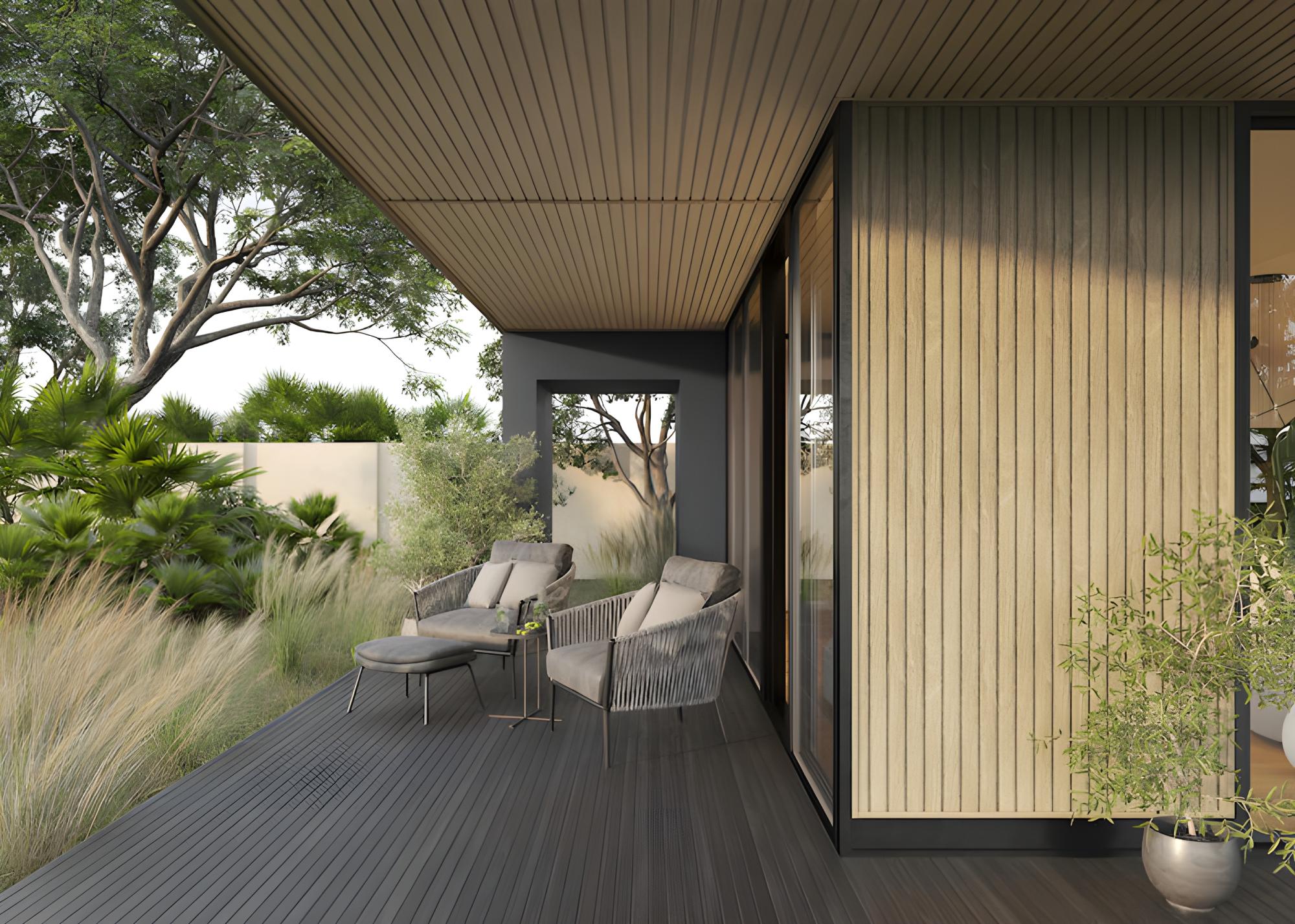 Natural Oak Outdoor Slatwall Panels