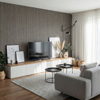 Grey Oak Acoustic Slatwall Sample