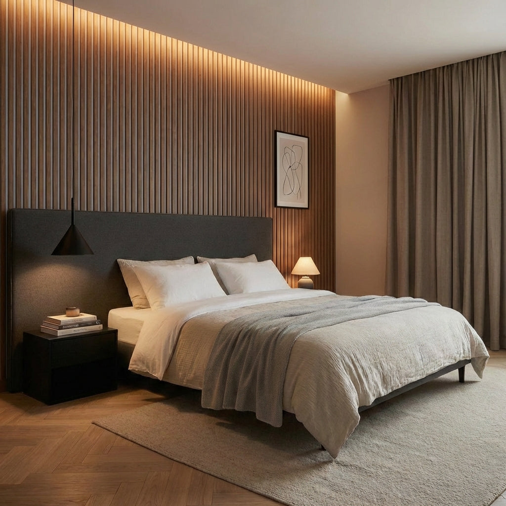 Walnut Acoustic Slatwall Panels