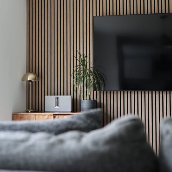 Acoustic Walnut Slatwall Panels - Image 2
