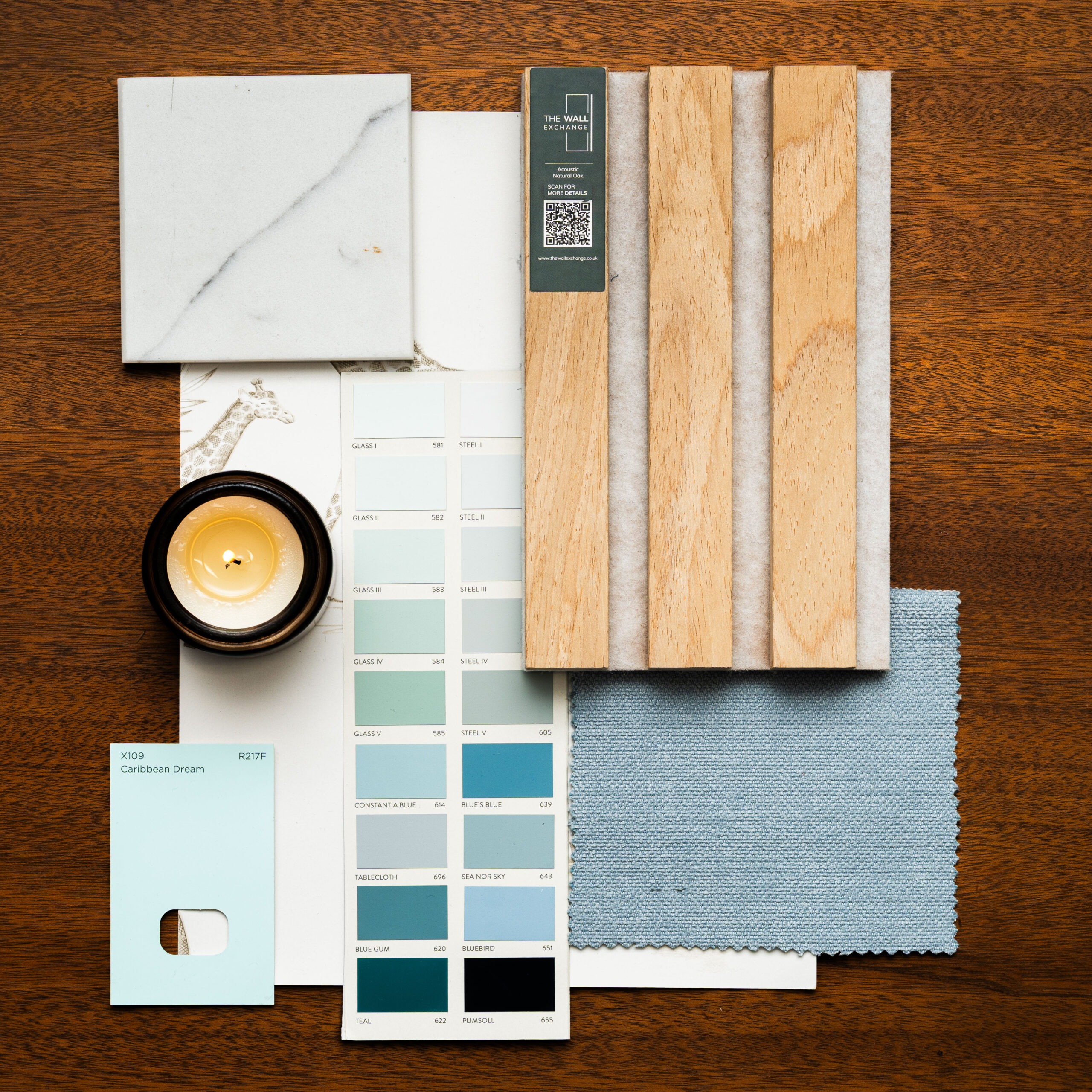 Natural Oak Acoustic Slatwall Sample - Image 7