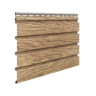 Honey Oak Outdoor Slatwall Sample