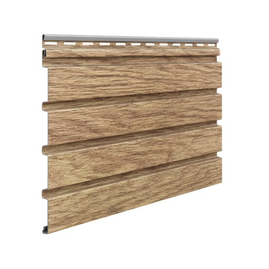 Honey Oak Outdoor Slatwall Sample