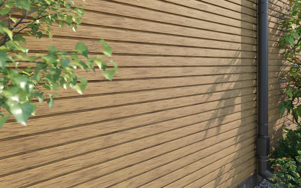 Honey Oak Outdoor SlatWall Panels, Outdoor Slatwalls, The Wall Exchange