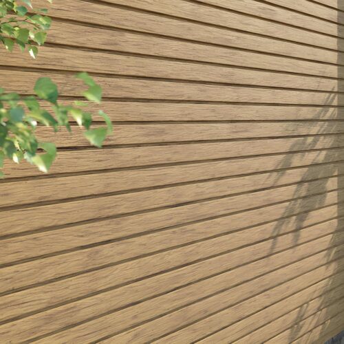 Honey Oak Outdoor SlatWall Panels, Outdoor Slatwalls, The Wall Exchange