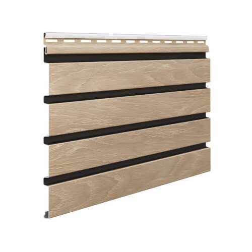 Natural Oak Outdoor Slatwall Sample, Outdoor Slatwall Samples, The Wall Exchange