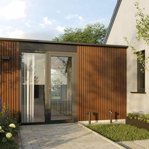 Golden Oak Outdoor SlatWall Panels. Outdoor Slatwalls, The Wall Exchange