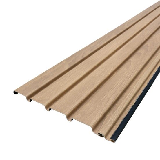Natural Oak Outdoor Slatwall Panels - Image 2
