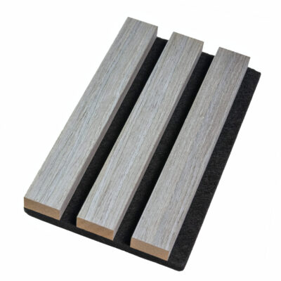 Grey Oak Acoustic Slatwall Sample