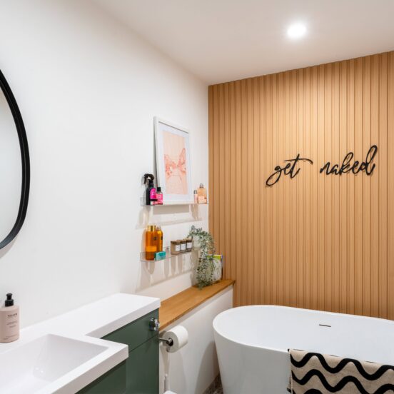 Natural Oak Waterproof Slatwall Panels - Image 10