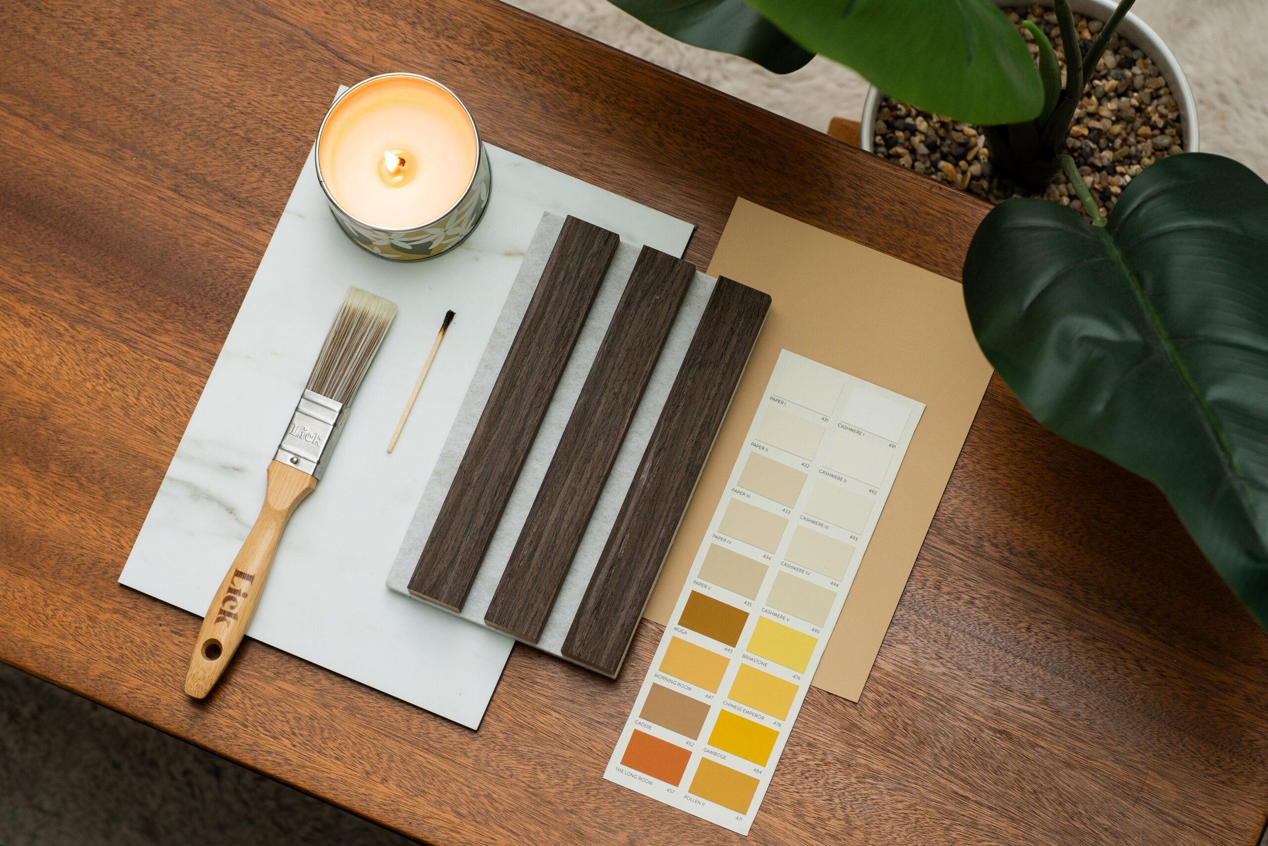 Deep Walnut Acoustic Slatwall Sample - Image 6