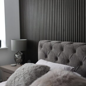 SlatWall Panels, Wood Panelling for Bedroom Walls, The Wall Exchange