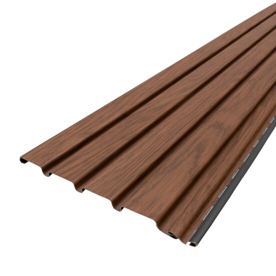 Walnut Outdoor SlatWall Panels - Image 2