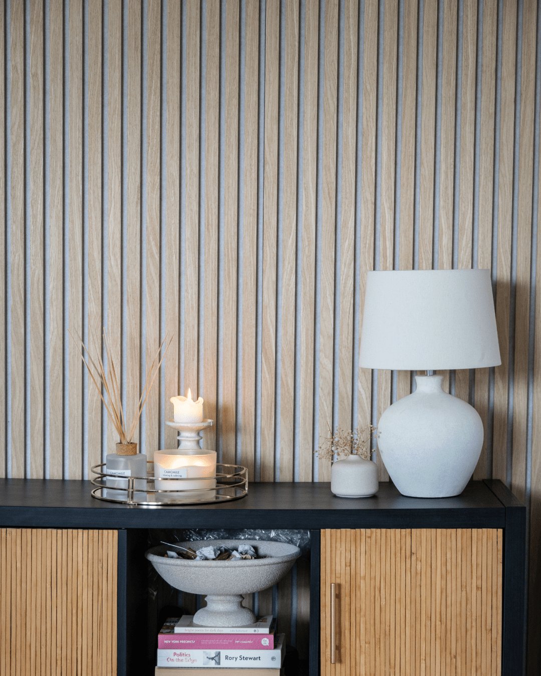 Natural Oak Acoustic Slatwall Sample - Image 6